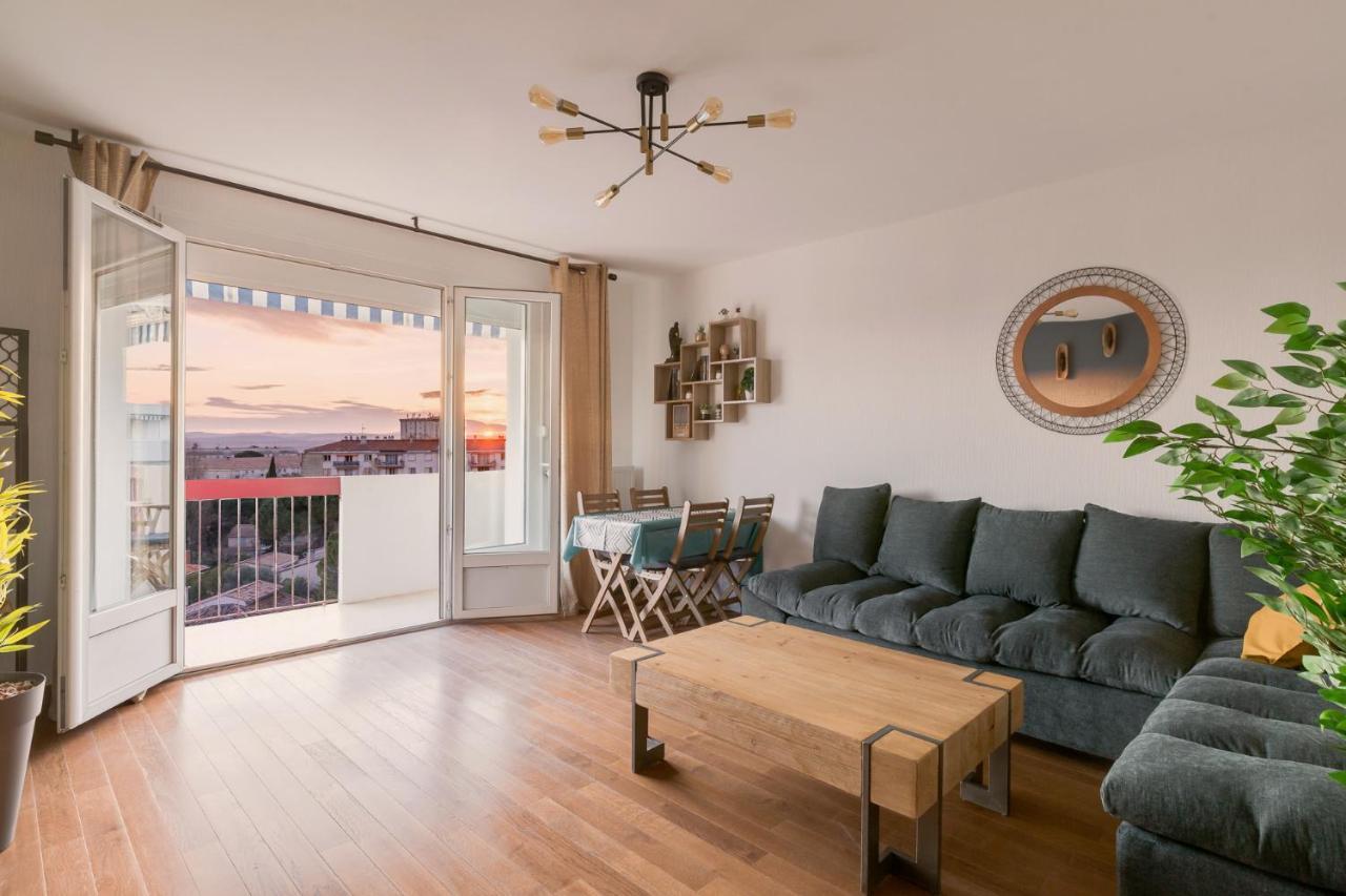 T4 82M2 - Ideal Location Moyenne Duree, 3 Chambres, Parking, Coucher De Soleil モンペリエ エクステリア 写真